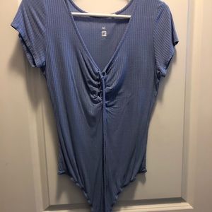 urban outfitters blue bodysuit